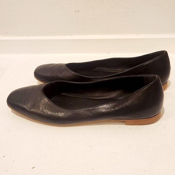Coach Black Leather Ballet Flats - Picture 2 of 7